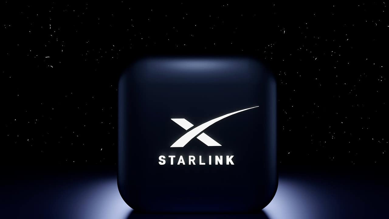 Starlink logo on a box