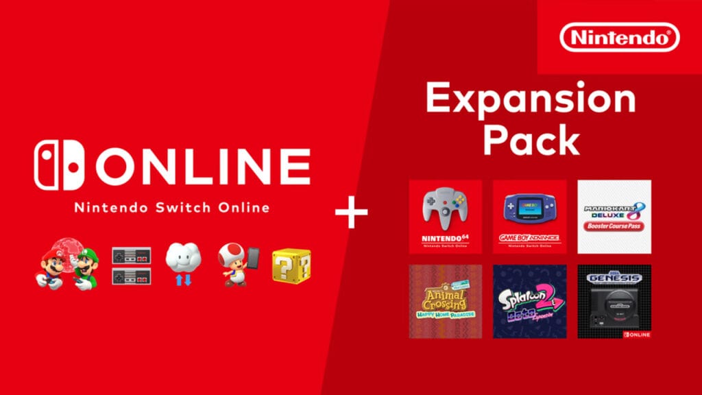 Nintendo Switch Online + Expansion Pack memberships