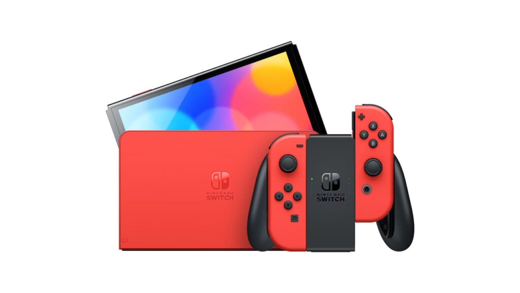 Nintendo Switch OLED Mario Red