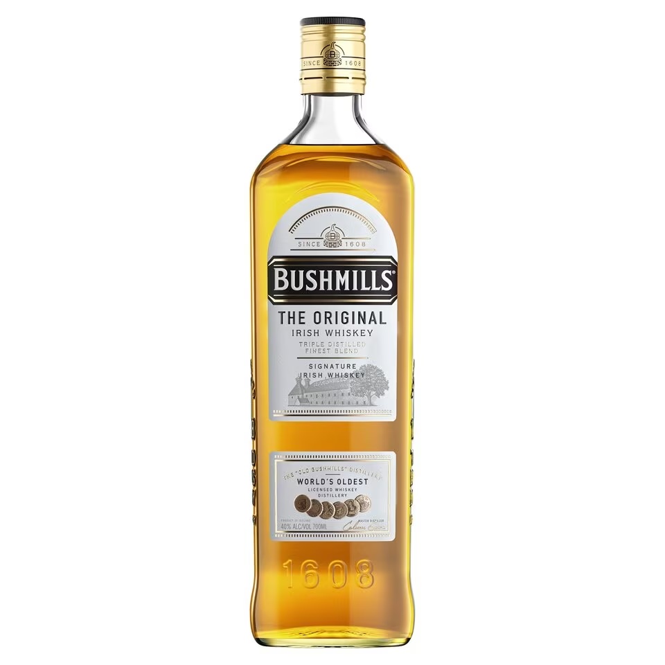 Bushmills Irish Whiskey 70cl bottle