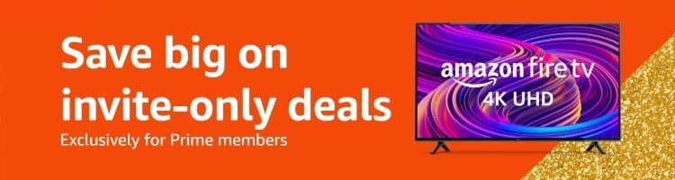 Amazon Invite Only deals banner