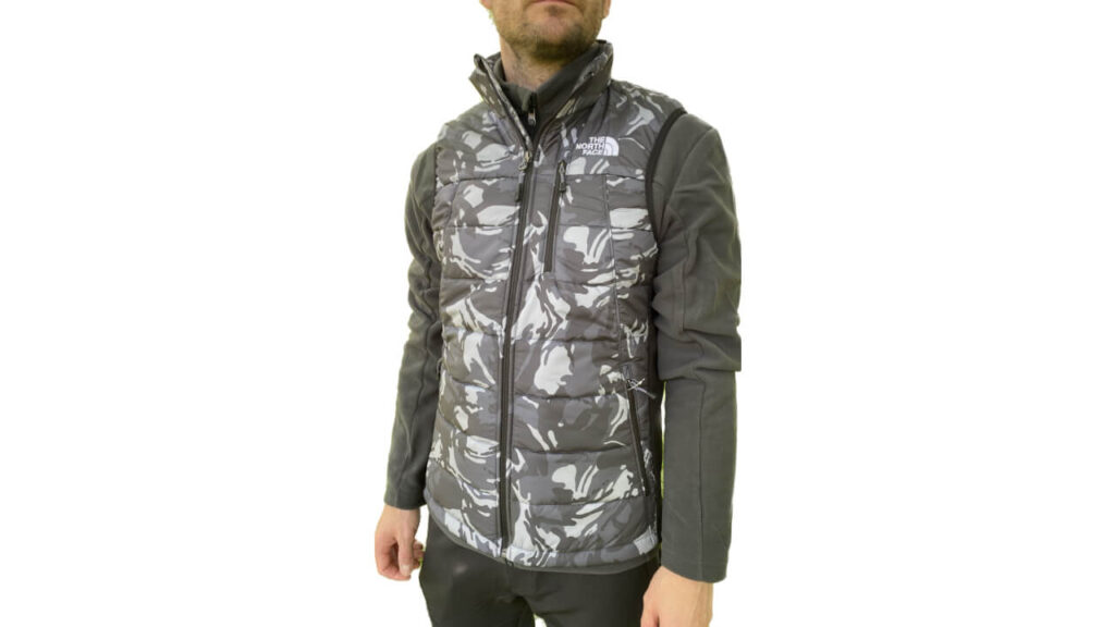 north face hybrid wadded puffer vest