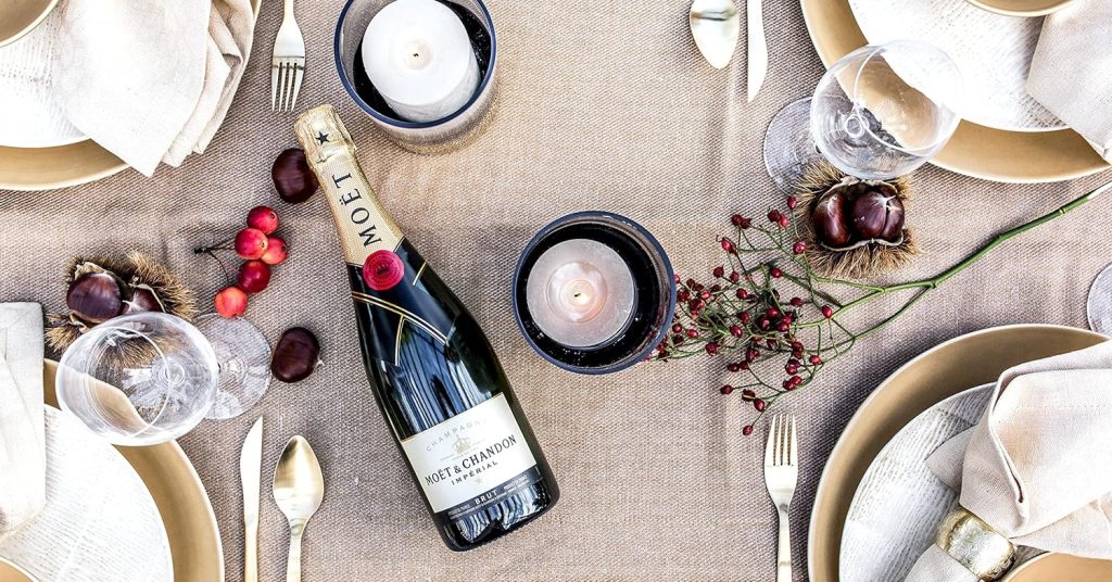 Moët & Chandon Impérial Brut champagne on a table