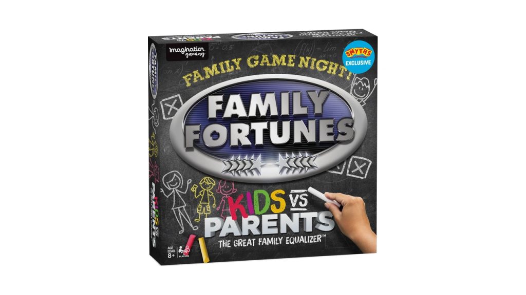 Family Fortunes Kids vs Parents game at Smyths Toys