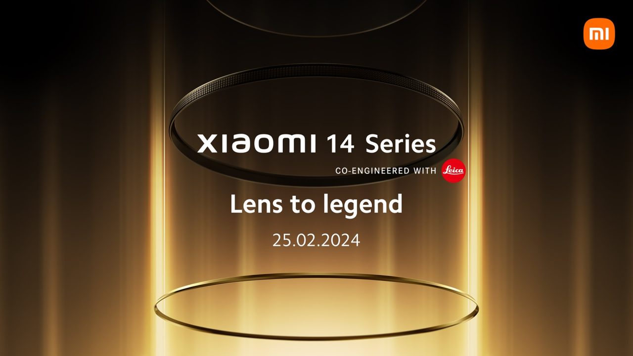 Xiaomi's promotional image showing the announcement date for its next Xiaomi 14 series smartphones, 25 February 2024.