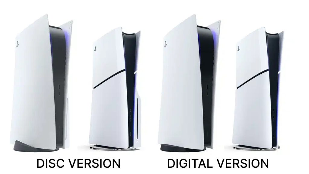 Side by side comparisons of all PS5 versions. 