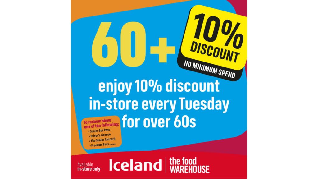 Iceland over 60s discount
