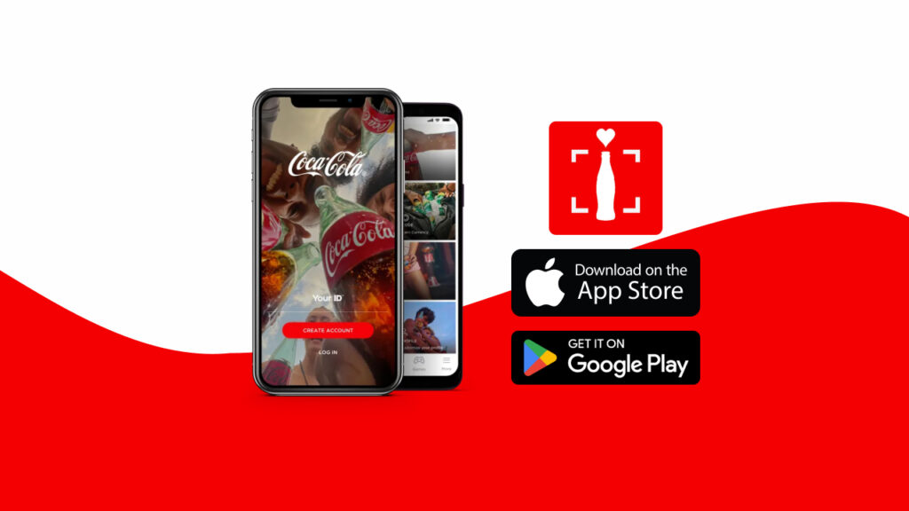 Download Coca Cola app for exclusive rewards