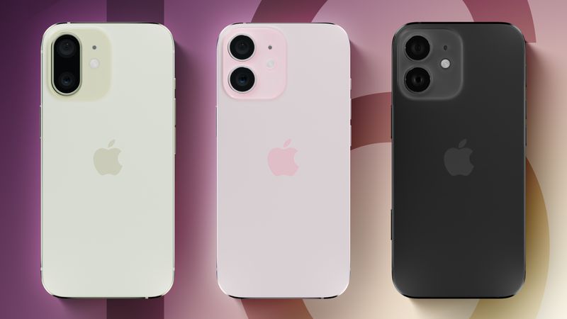 Renders of the iPhone 16 