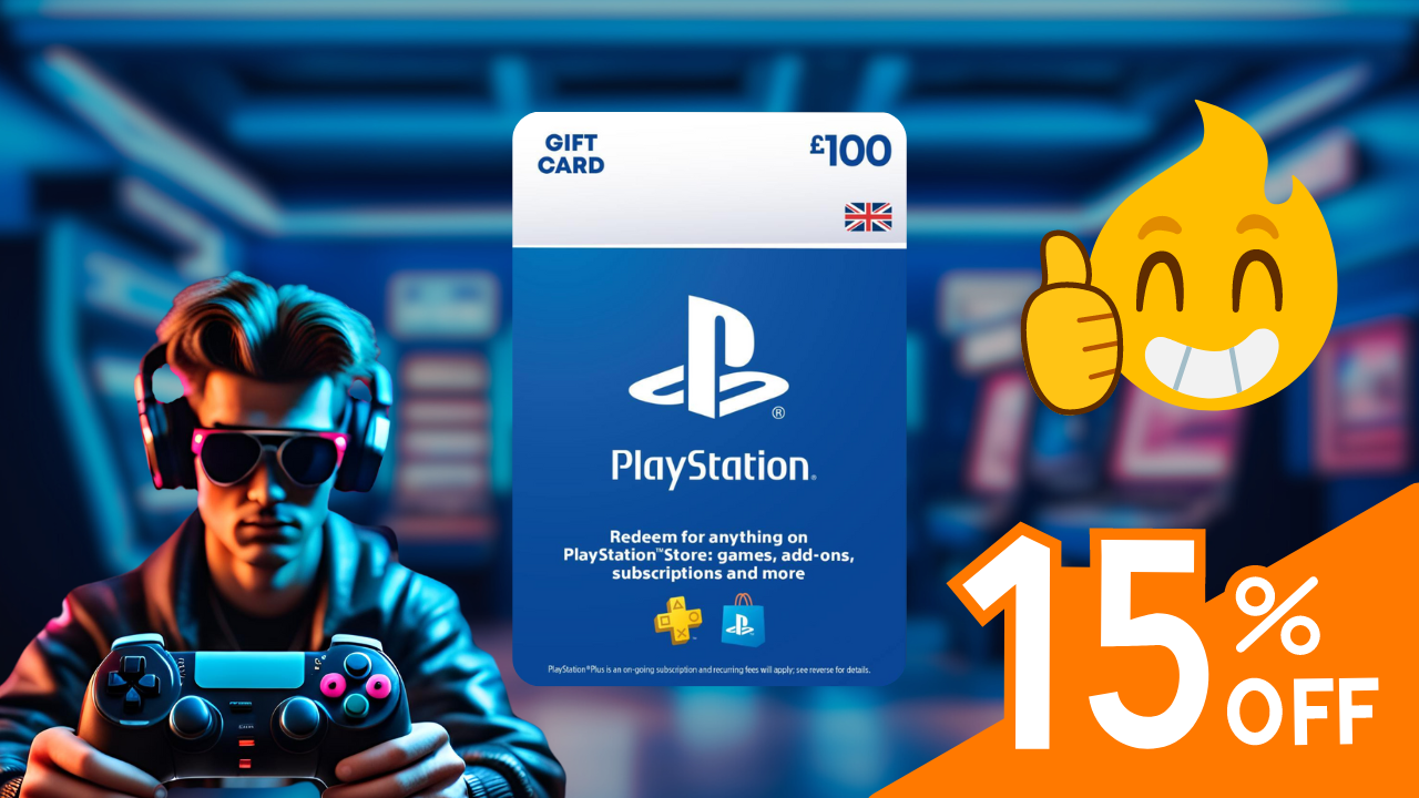 PlayStation Gift Cards Discount 15% off