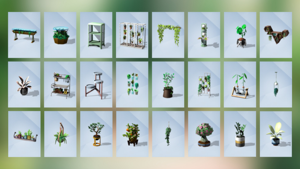 Whats in the Blooming  Rooms Kit? Sims 4 Build Items