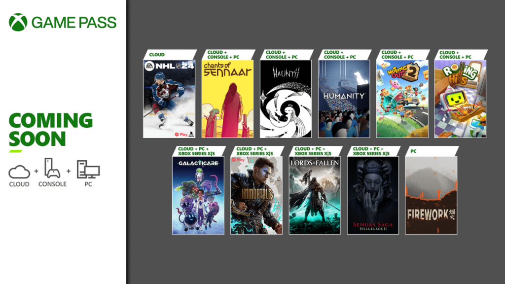 Xbox Game Pass new games coming soon