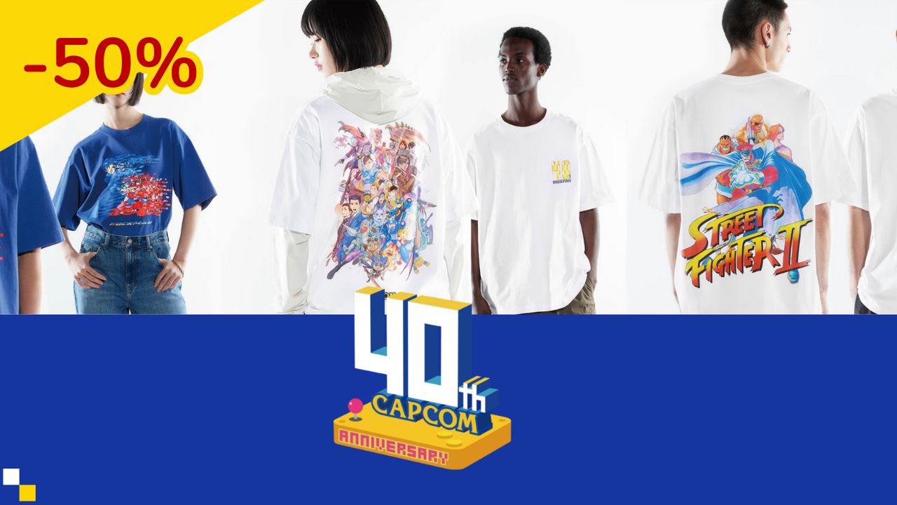 Capcom t-shirts from Uniqlo now discounted