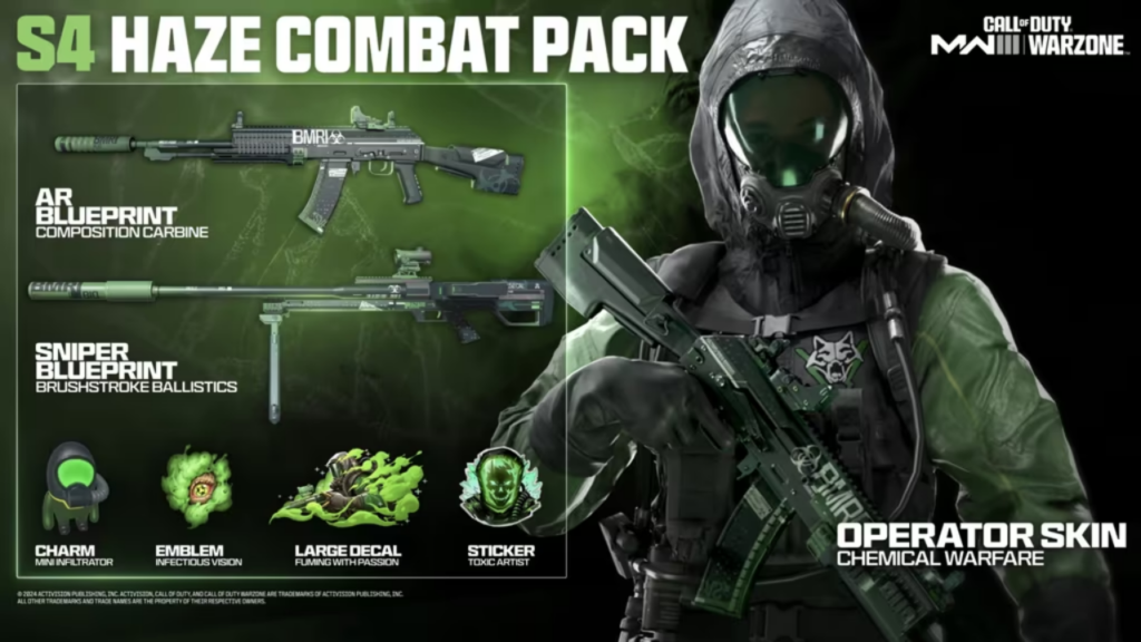PlayStation Plus Call of Duty Combat Pack 4 (Haze)