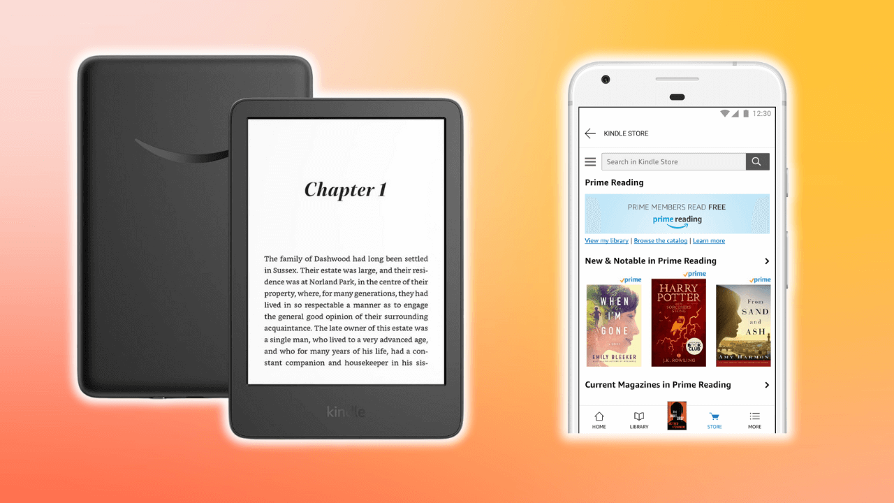 kindle and kindle app